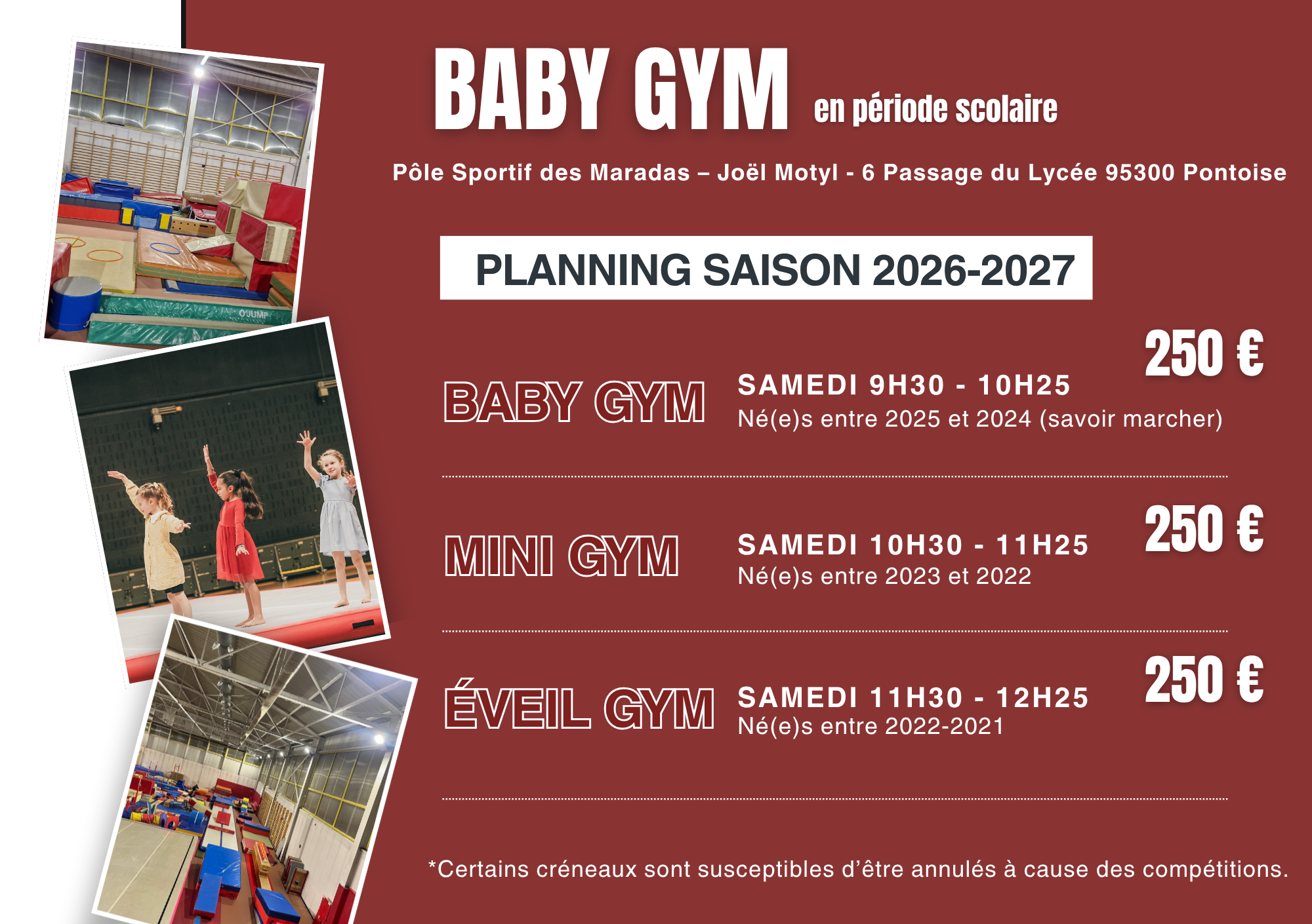 PLANNING BABY GYM 1