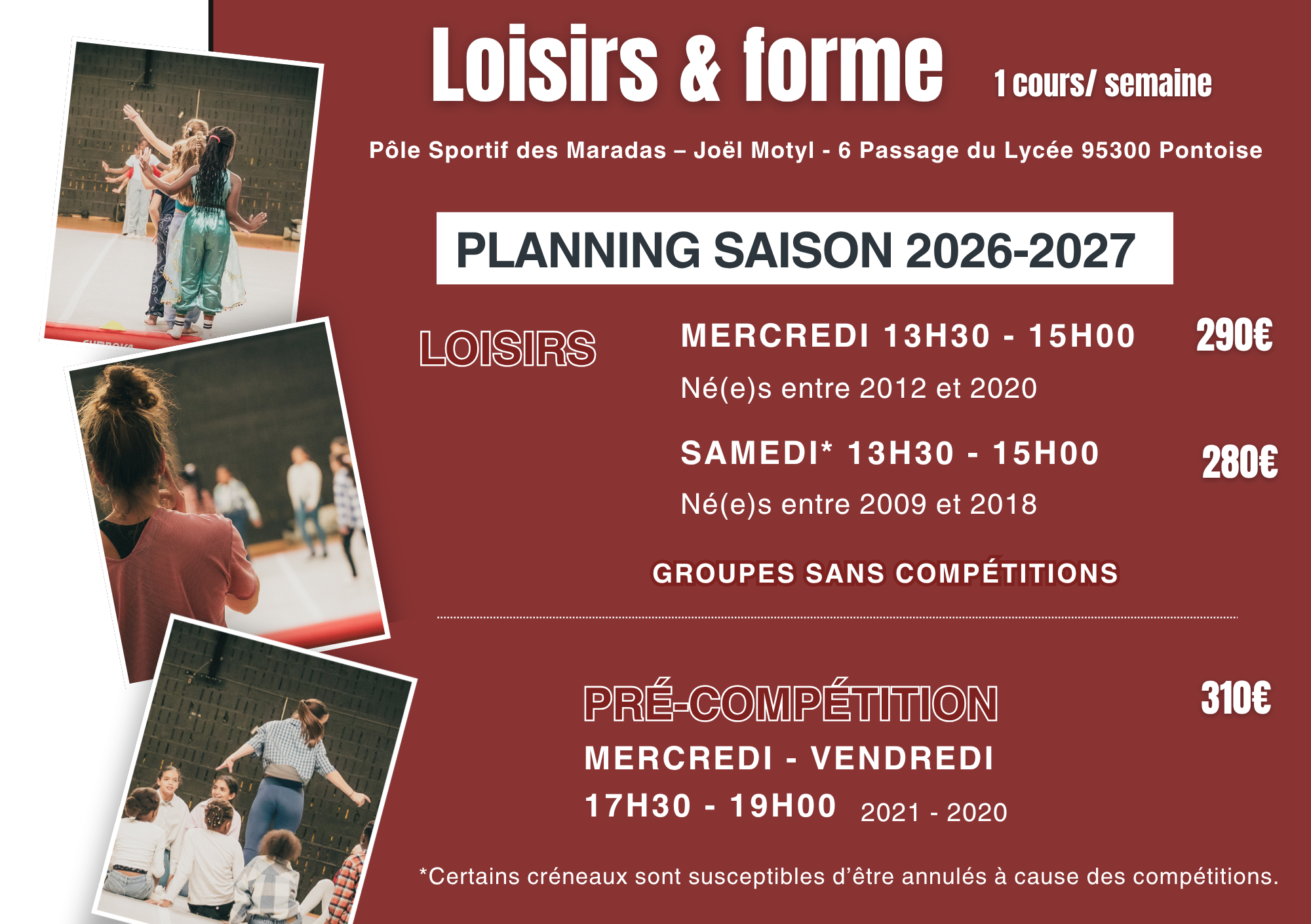 PLANNING LOISIR